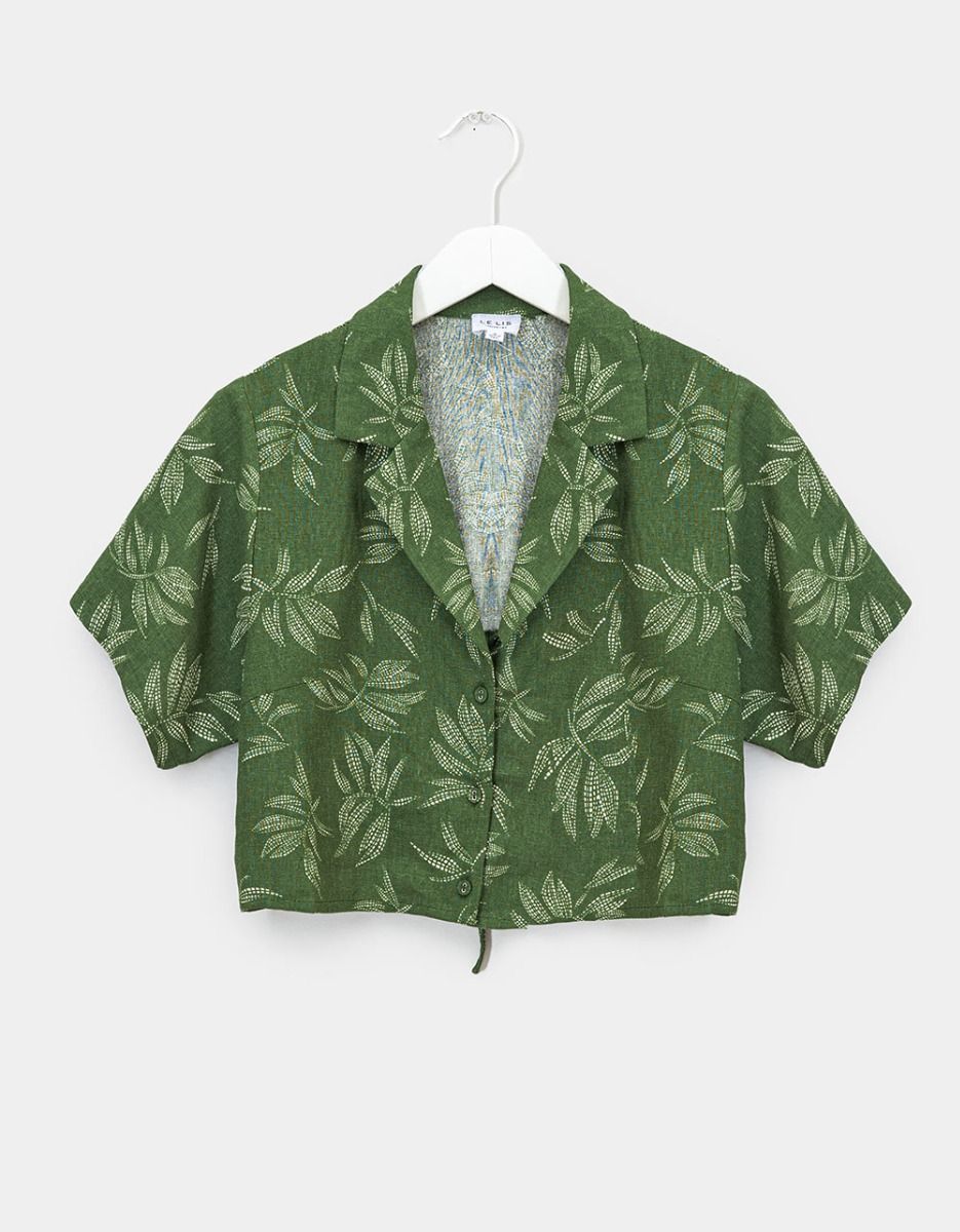 Palm Print Shirt_0