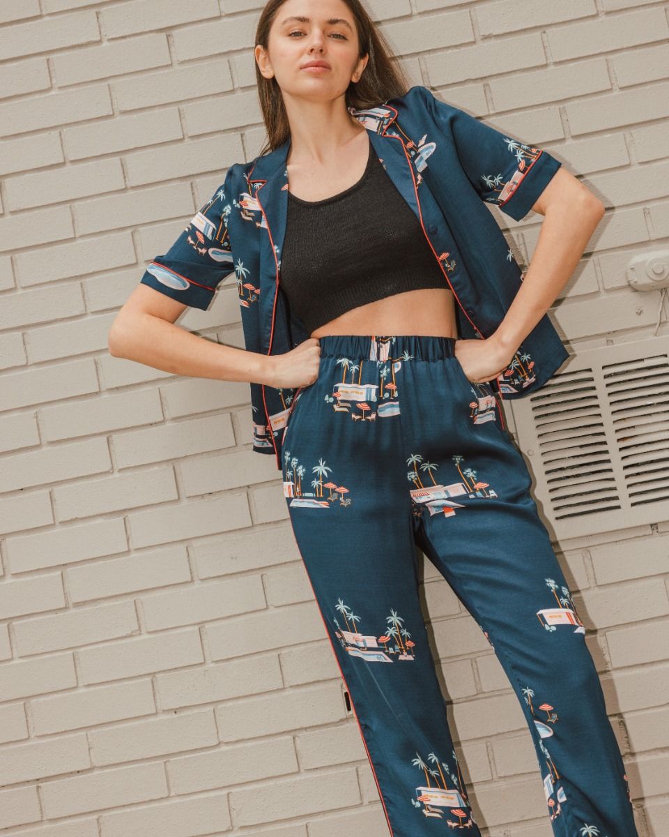 Palm Springs Print Pants_1