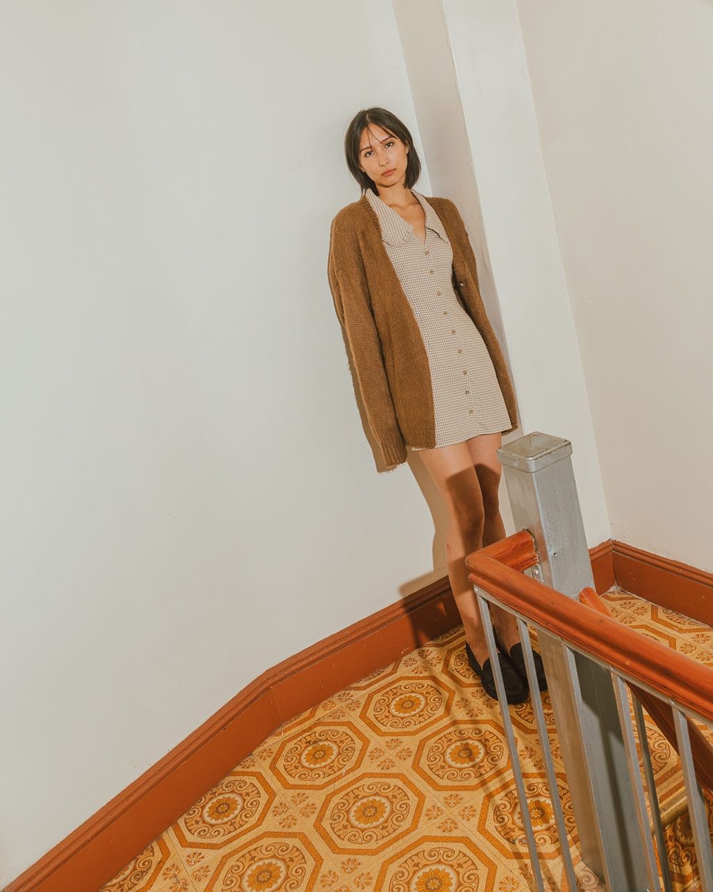Enorme Cardigan in Chestnut_5