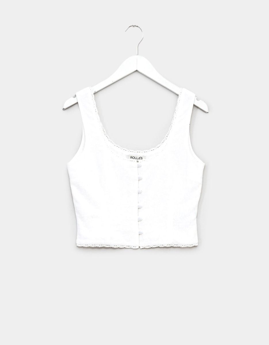 Paloma Button Tank_0