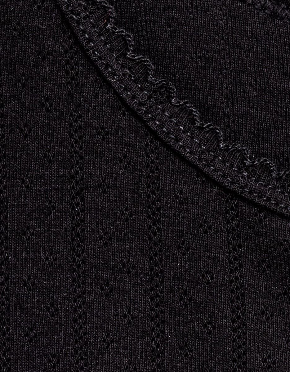 Paloma Pointelle Tank in Black_3