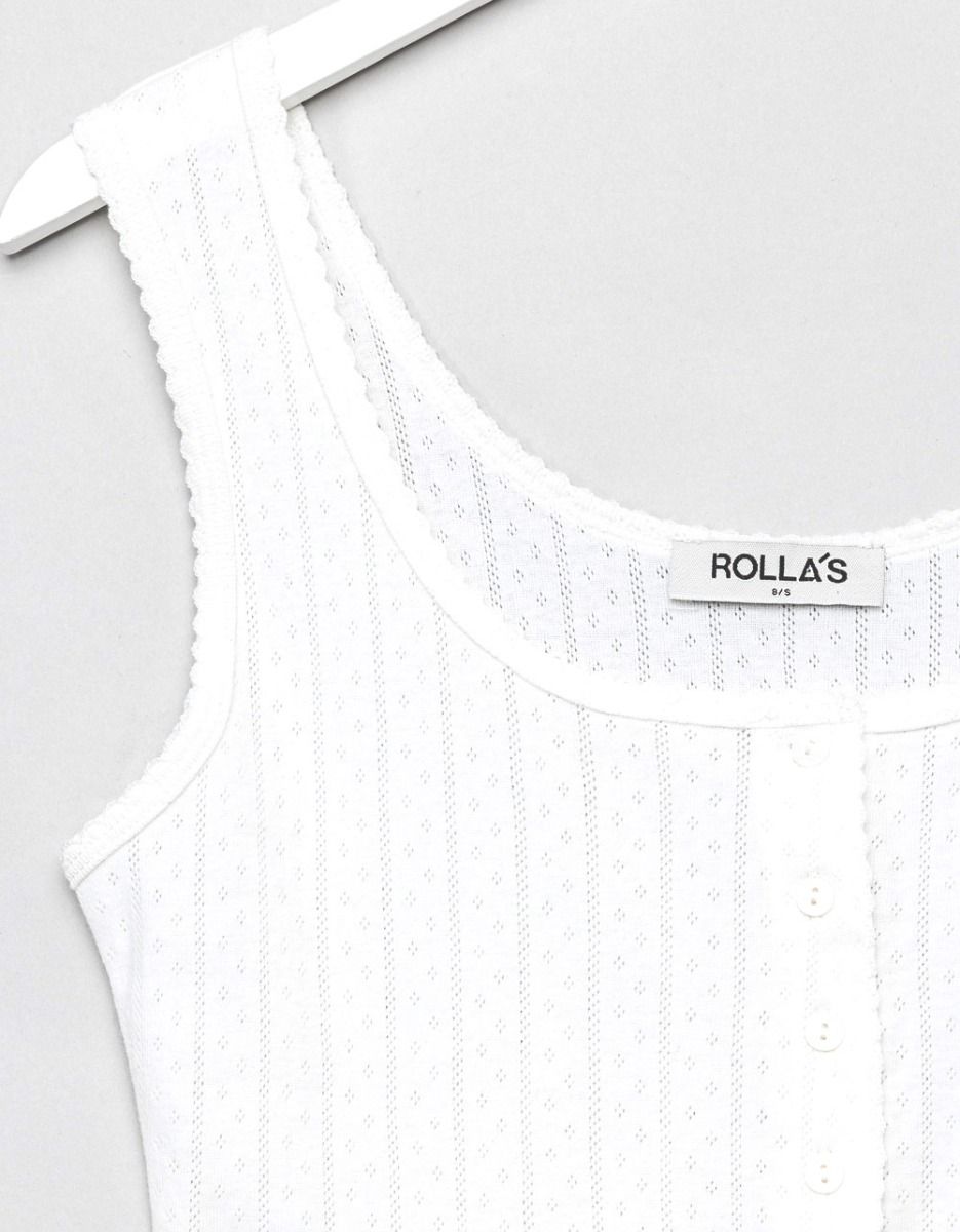 Paloma Pointelle Tank in Ivory_1