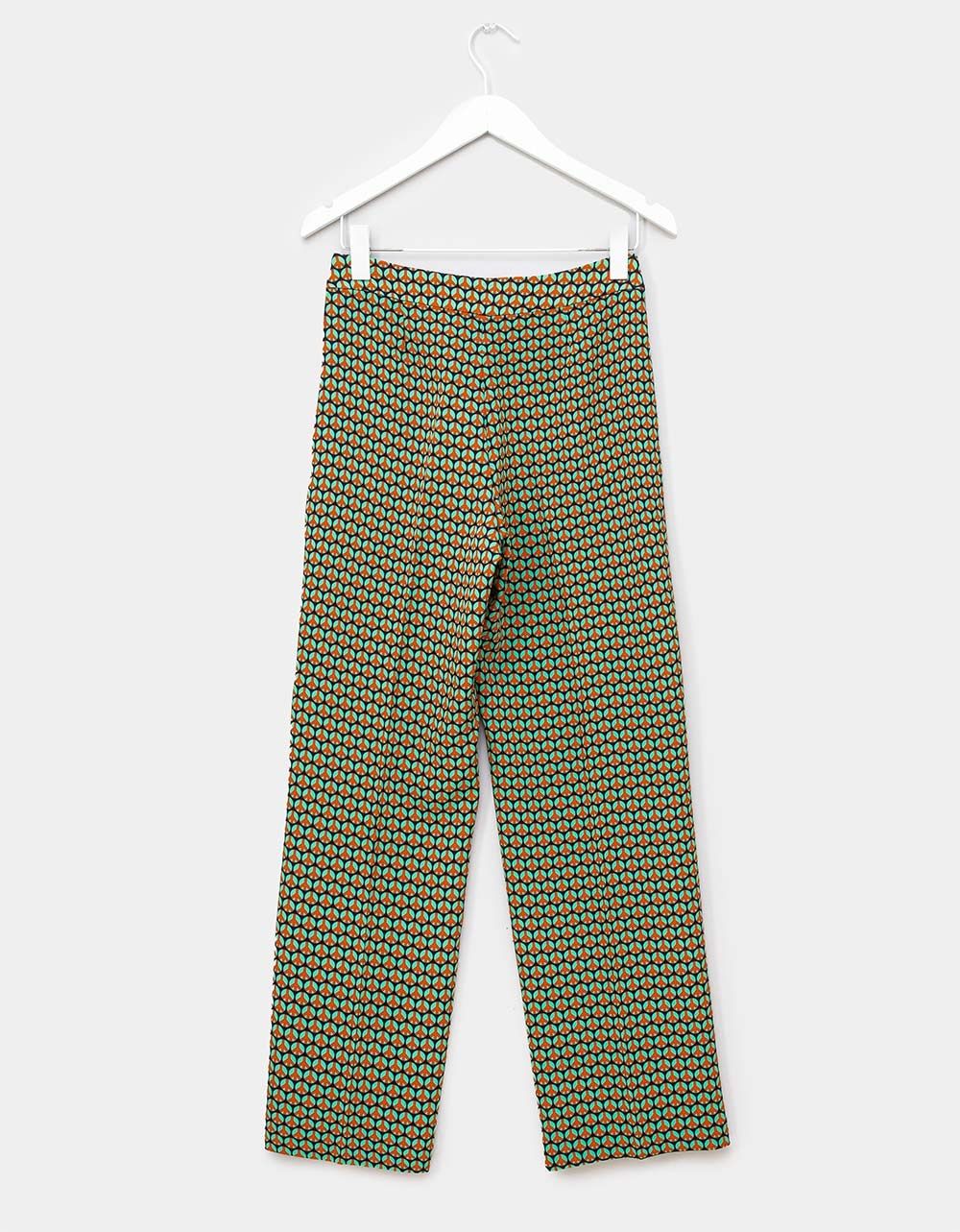 Peace Dot Culotte Trouser_4