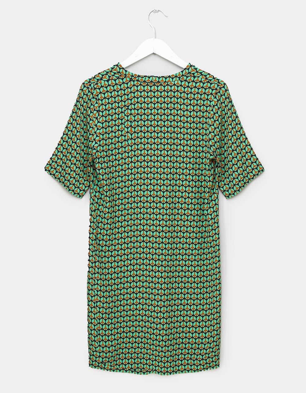 Peace Dot Tunic Dress_4