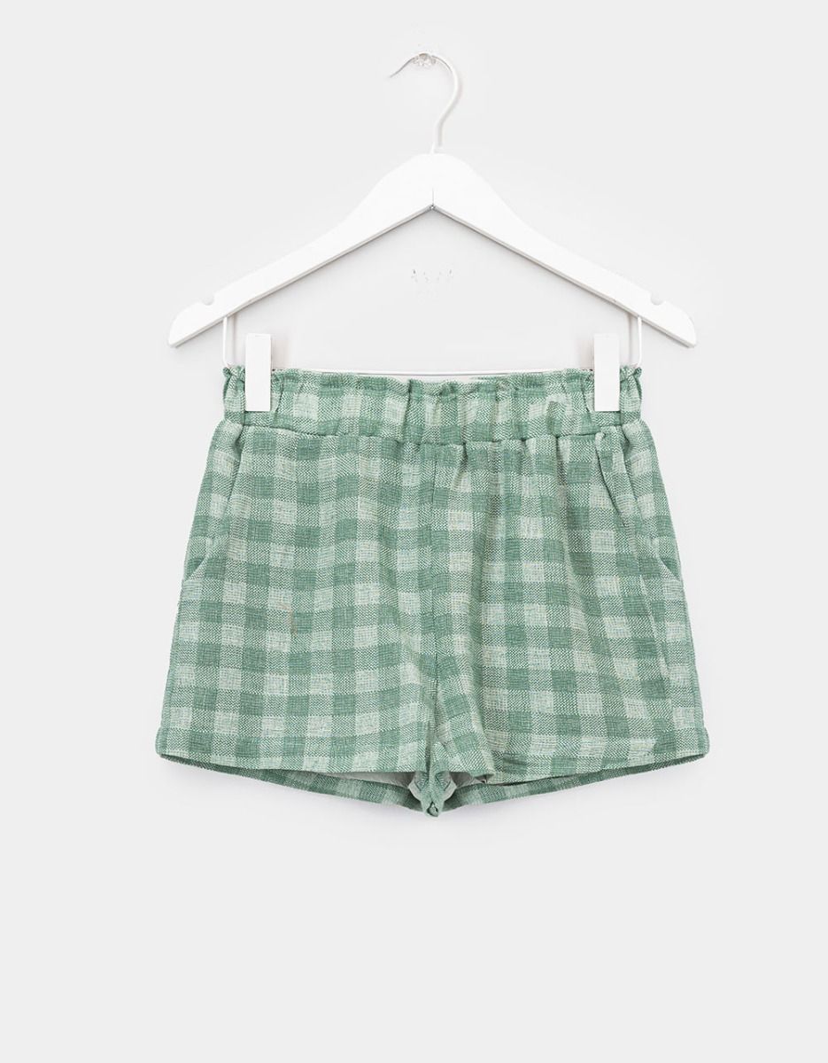Pebbles Check Shorts_0