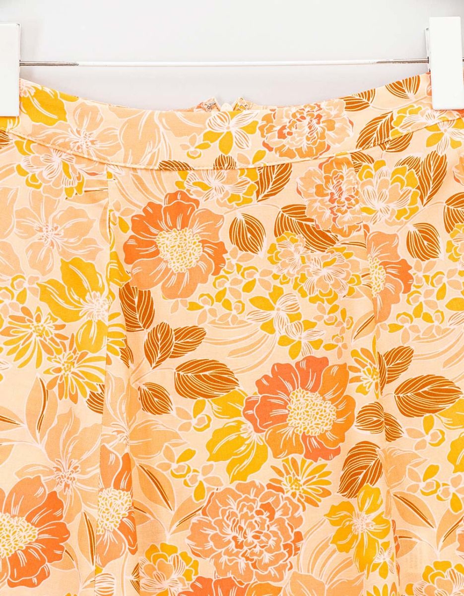 Peche Flower Skirt_3