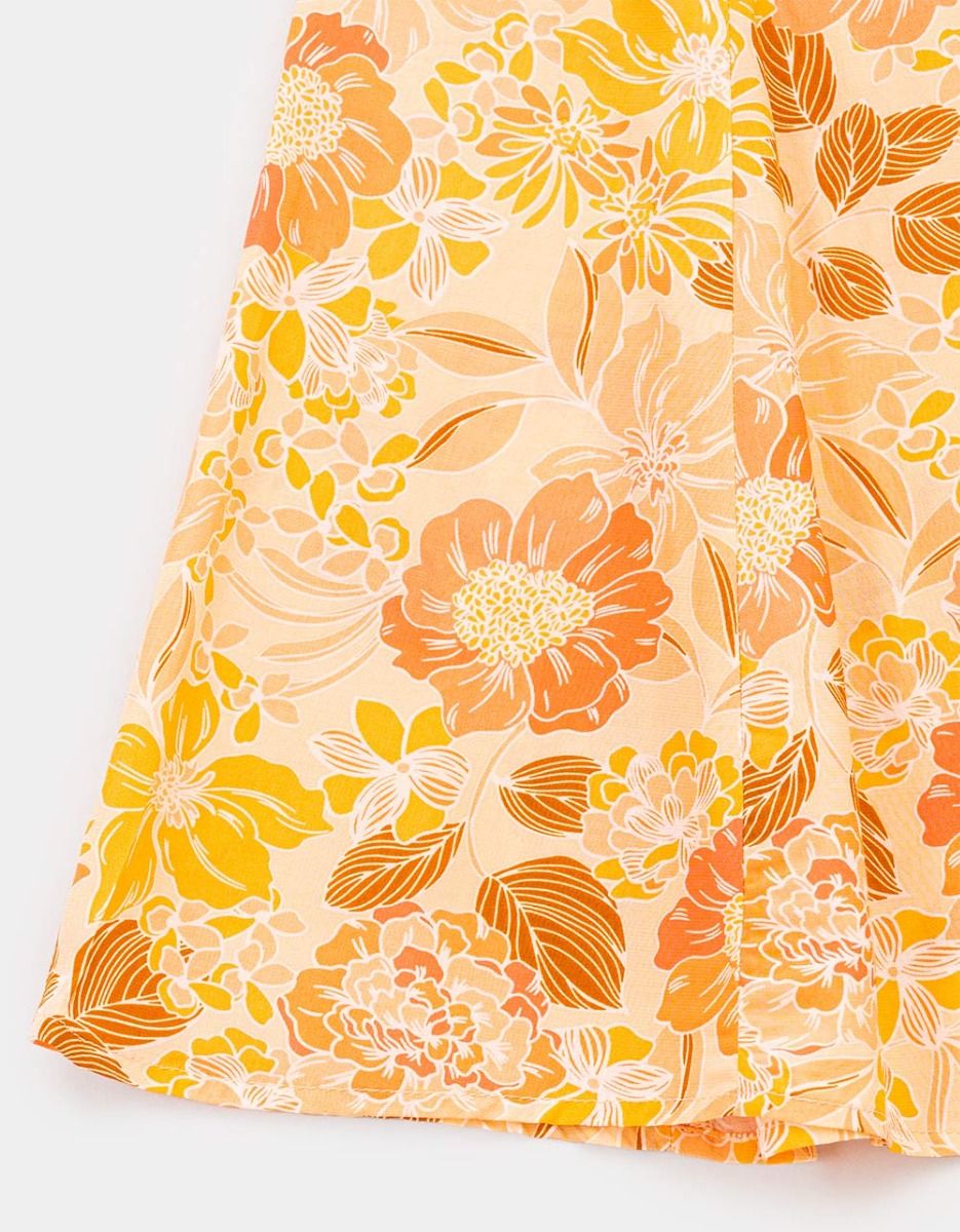 Peche Flower Skirt_4