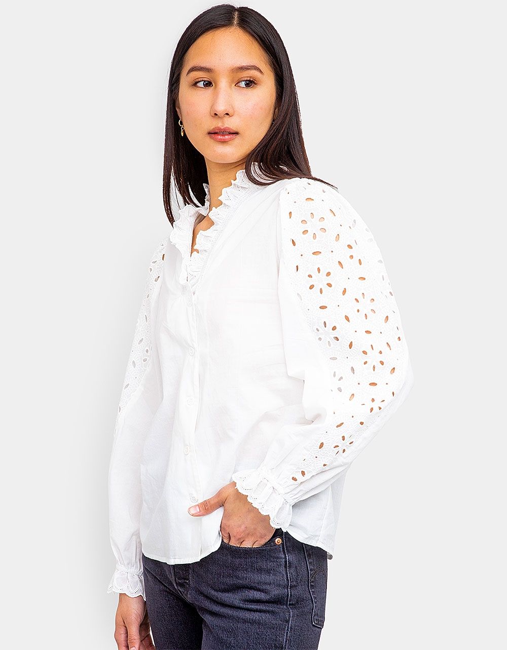 Pelle Eyelet Blouse_2
