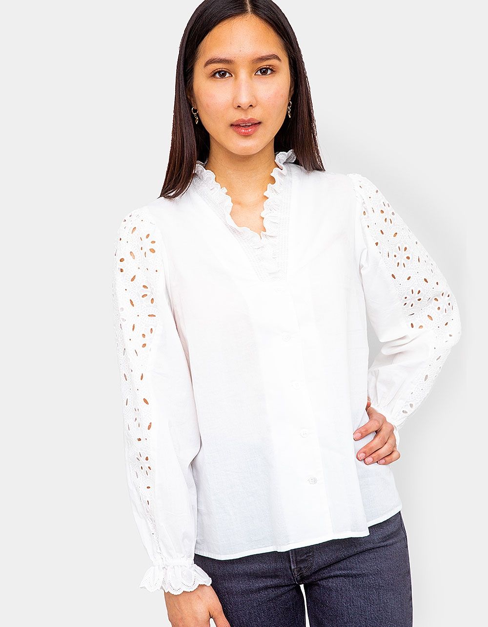 Pelle Eyelet Blouse_0
