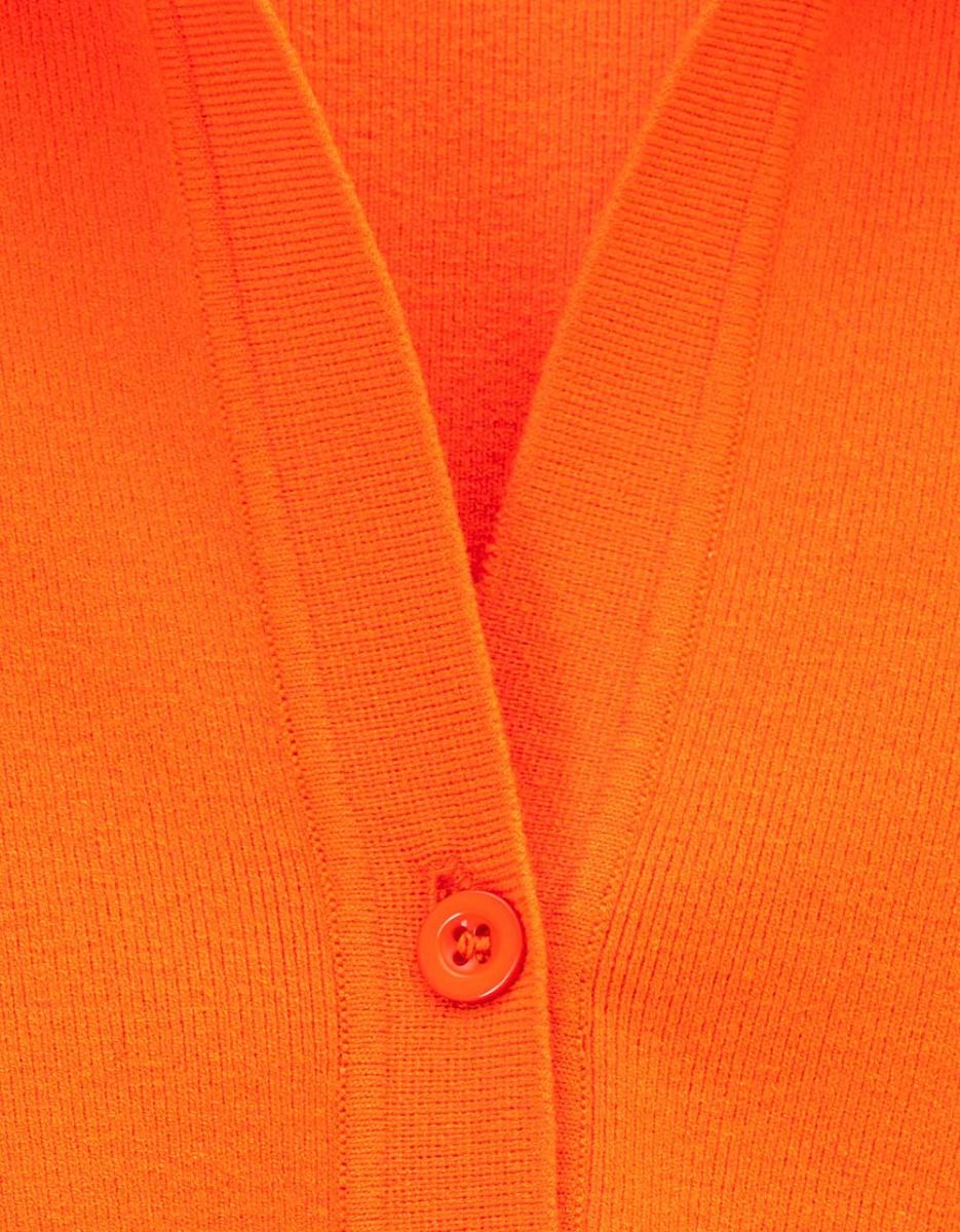 Petra Collar Top in Orange_4