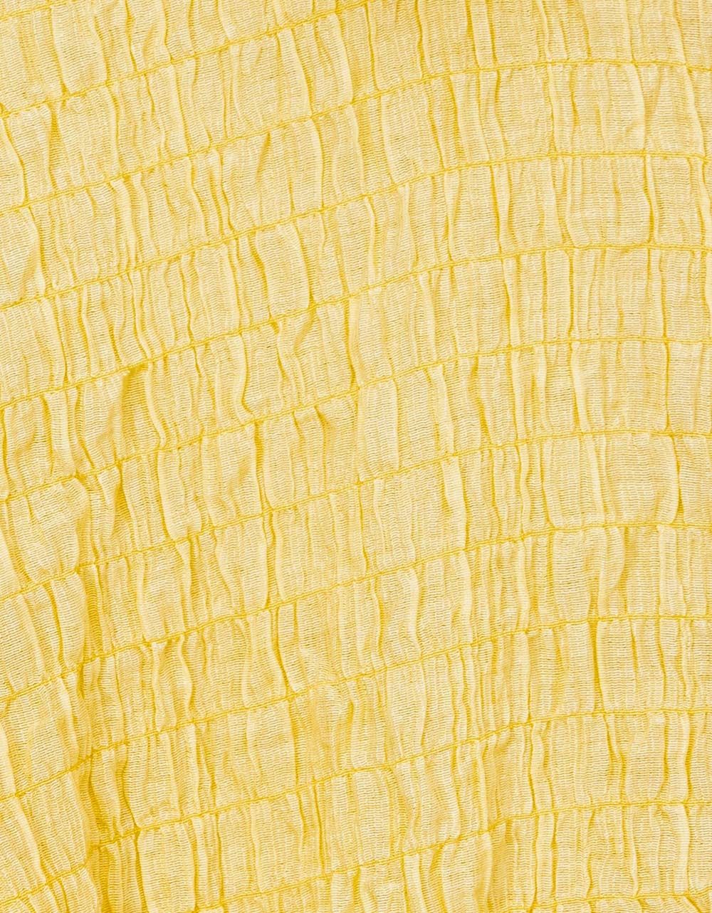 Phoebe Crinkle Shirt in Lt. Yellow_2