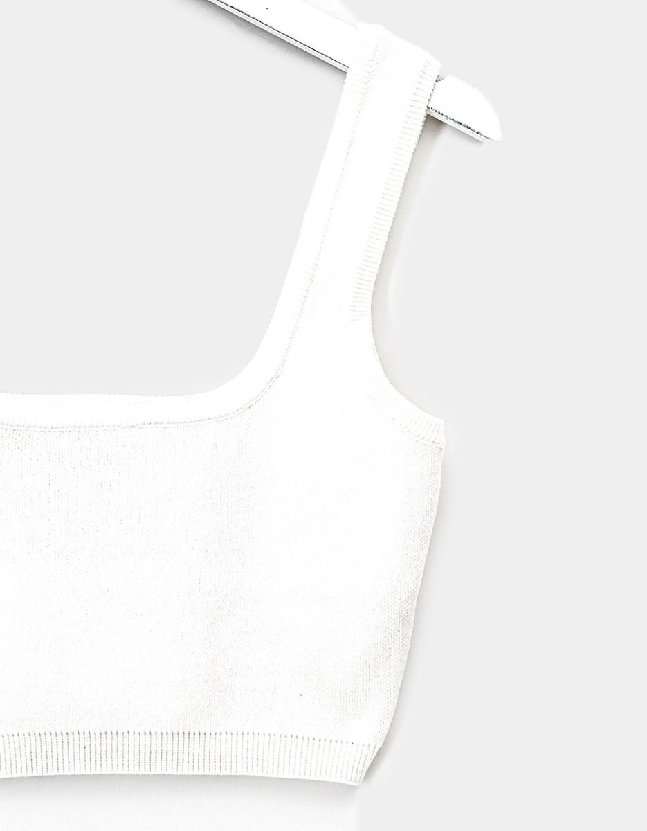 Piccola Crop Knit in Ivory_1