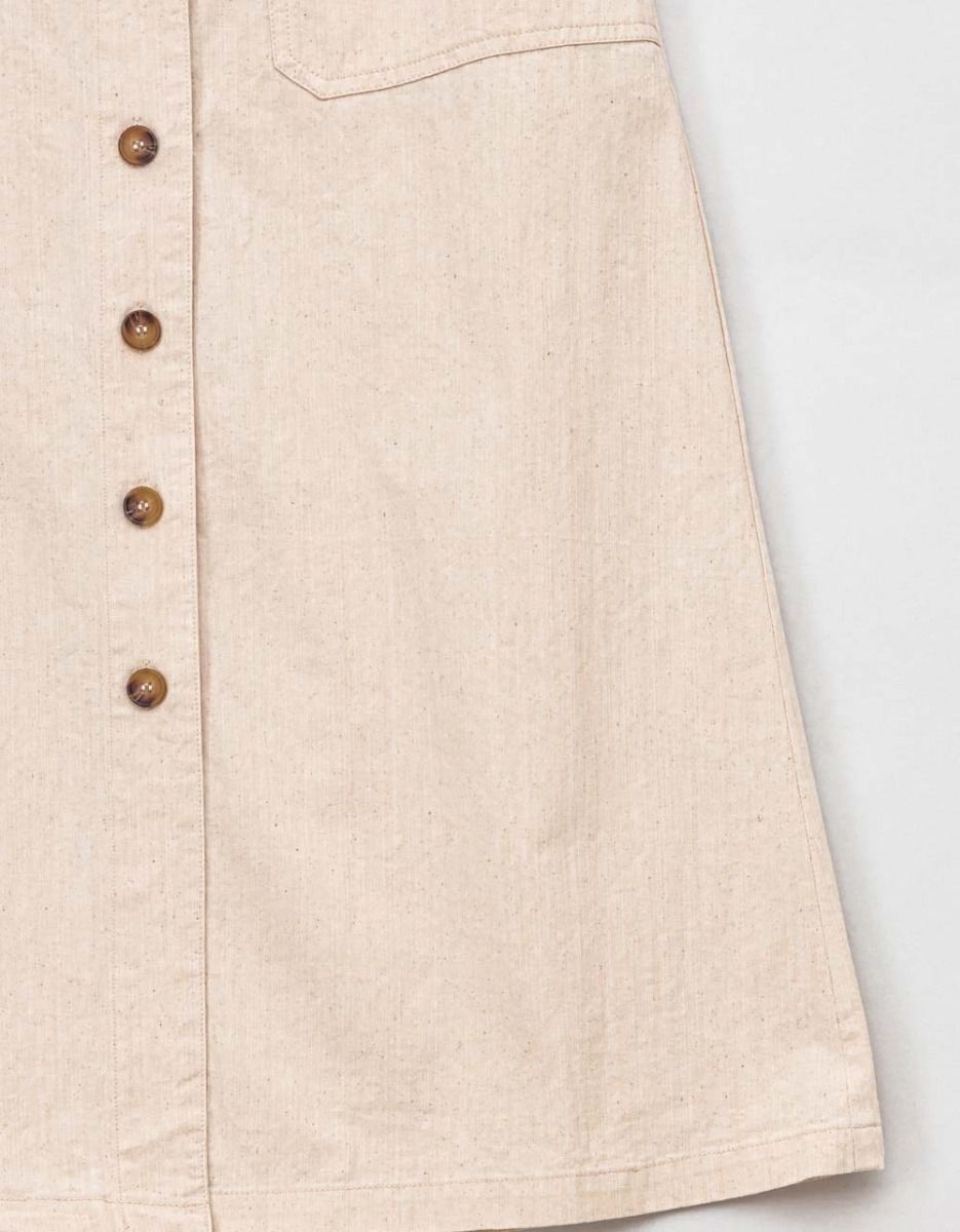 Pinar Utility Skirt in Creme_3