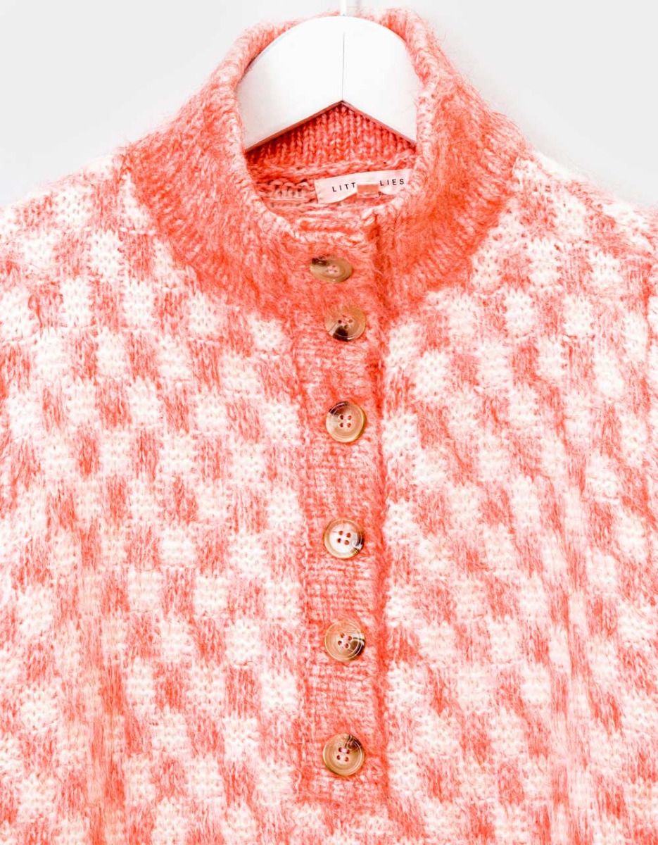 Pink Check Sweater_4