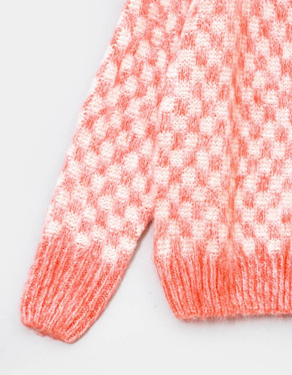 Pink Check Sweater_5