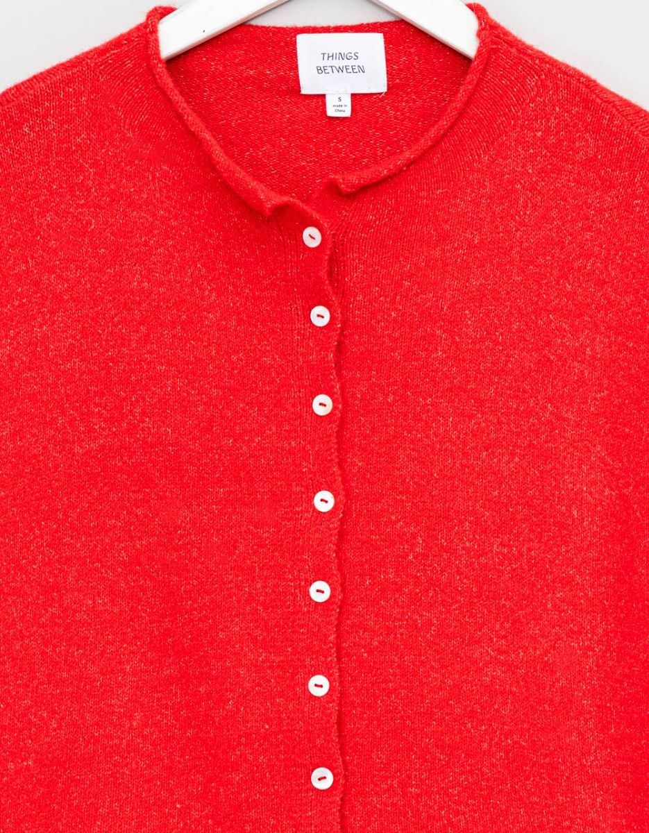 Piper Cardigan in Red_2