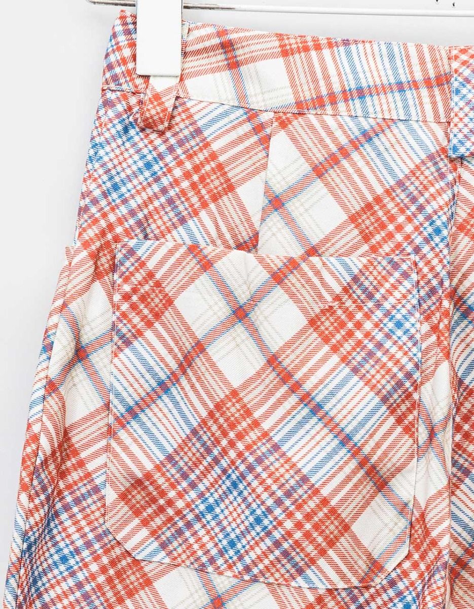 Plaid Bootcut Pants_6