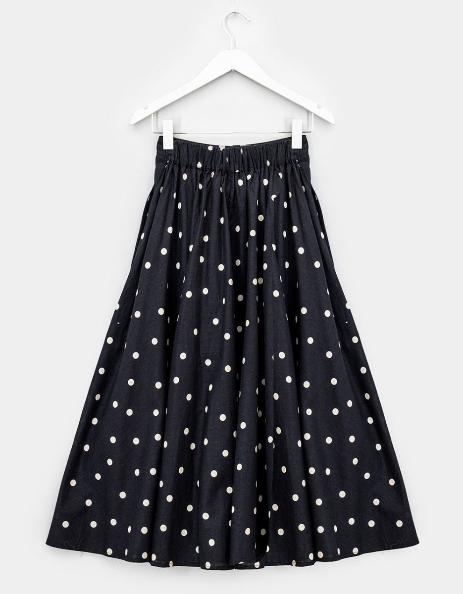Pleated Dot Skirt_5