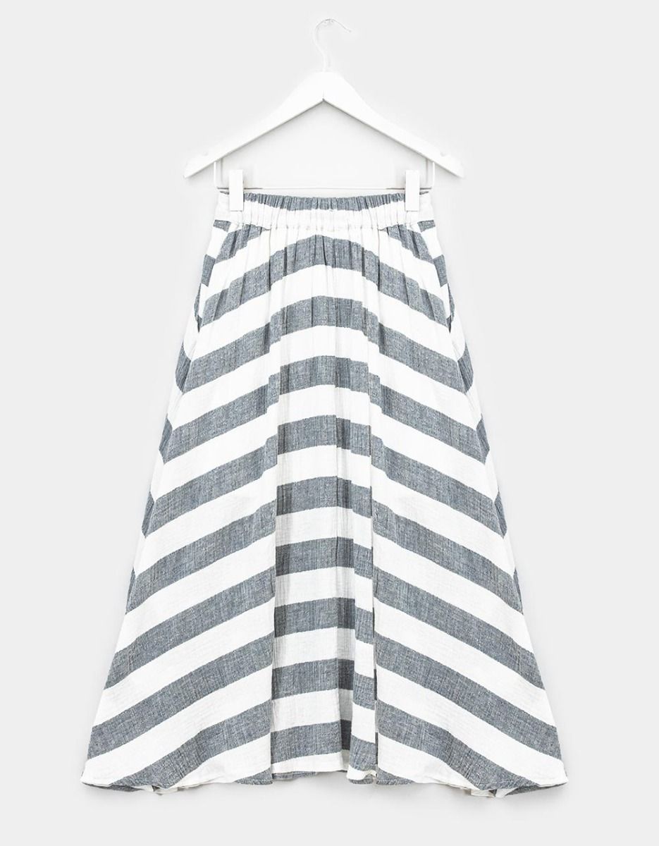 Pleated Stripe Skirt_6