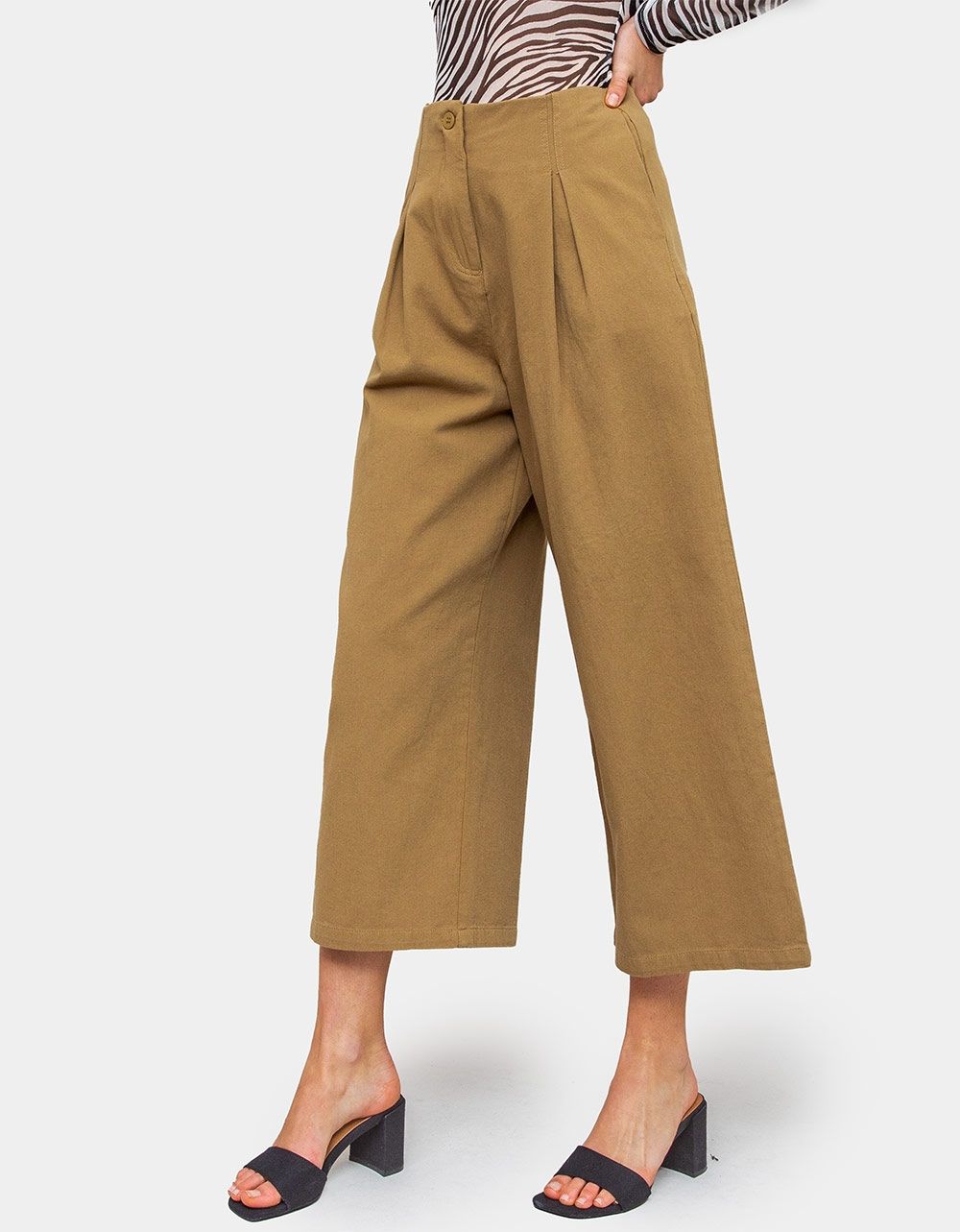 Poe Pleated Twill Pant_0