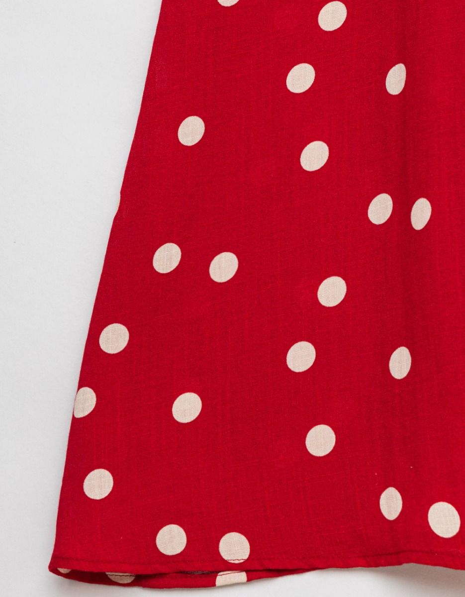 Polka Button Dress_1