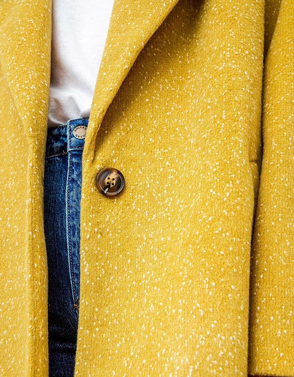 Ponte Oversized Speck Coat_5