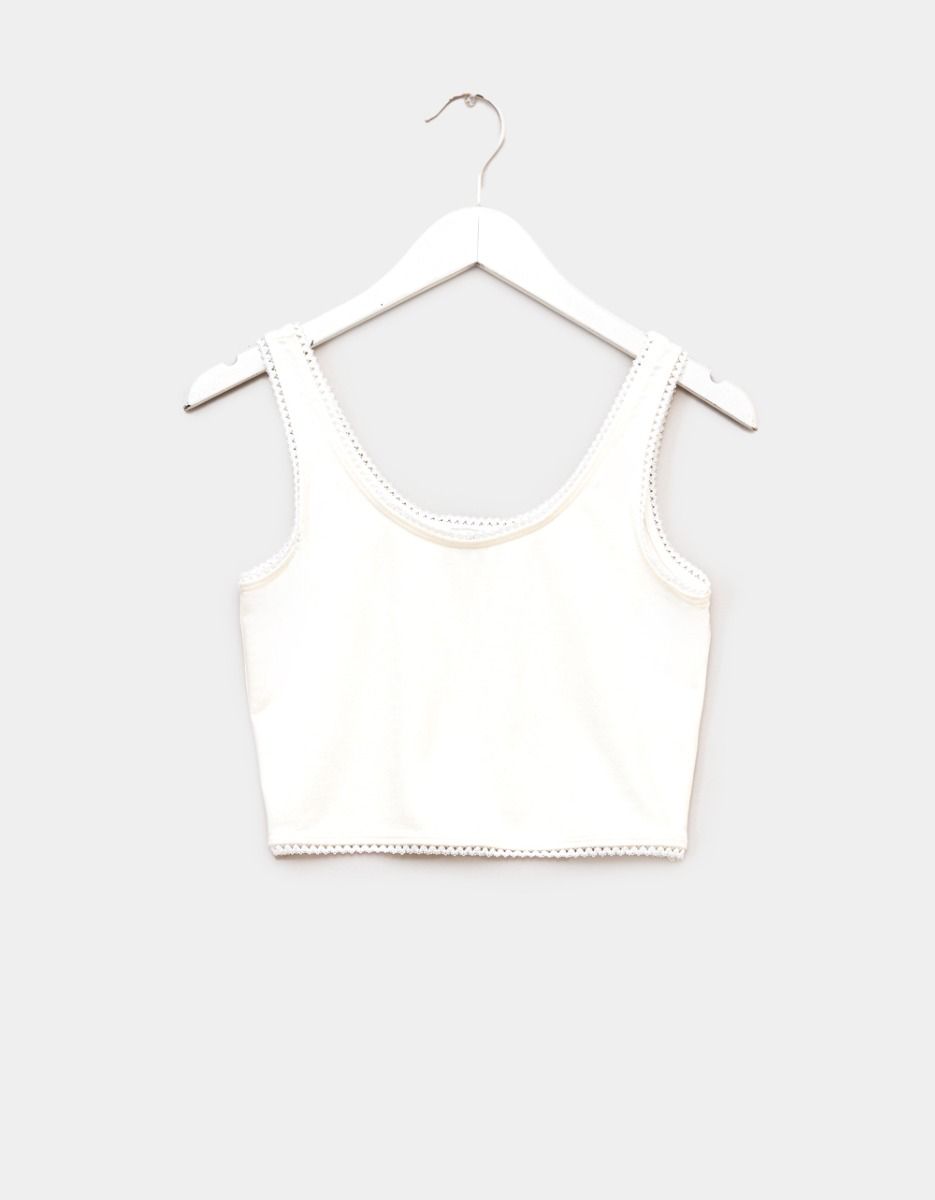 Popp Crop Tank in Ivory_0