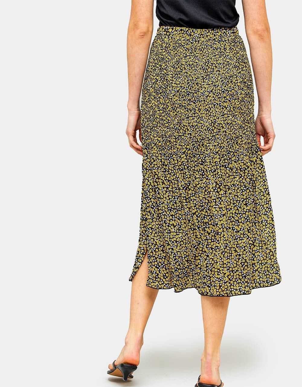 Porto Posy Pleated Skirt_3