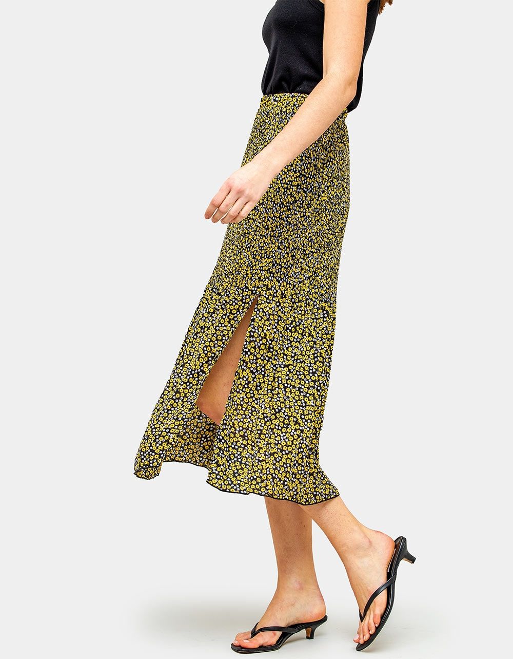 Porto Posy Pleated Skirt_2