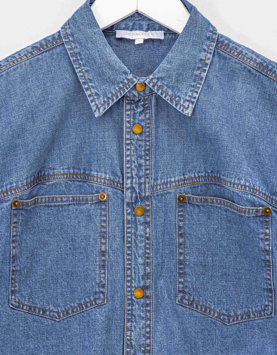 Priya Denim Crop Shirt Jacket_5