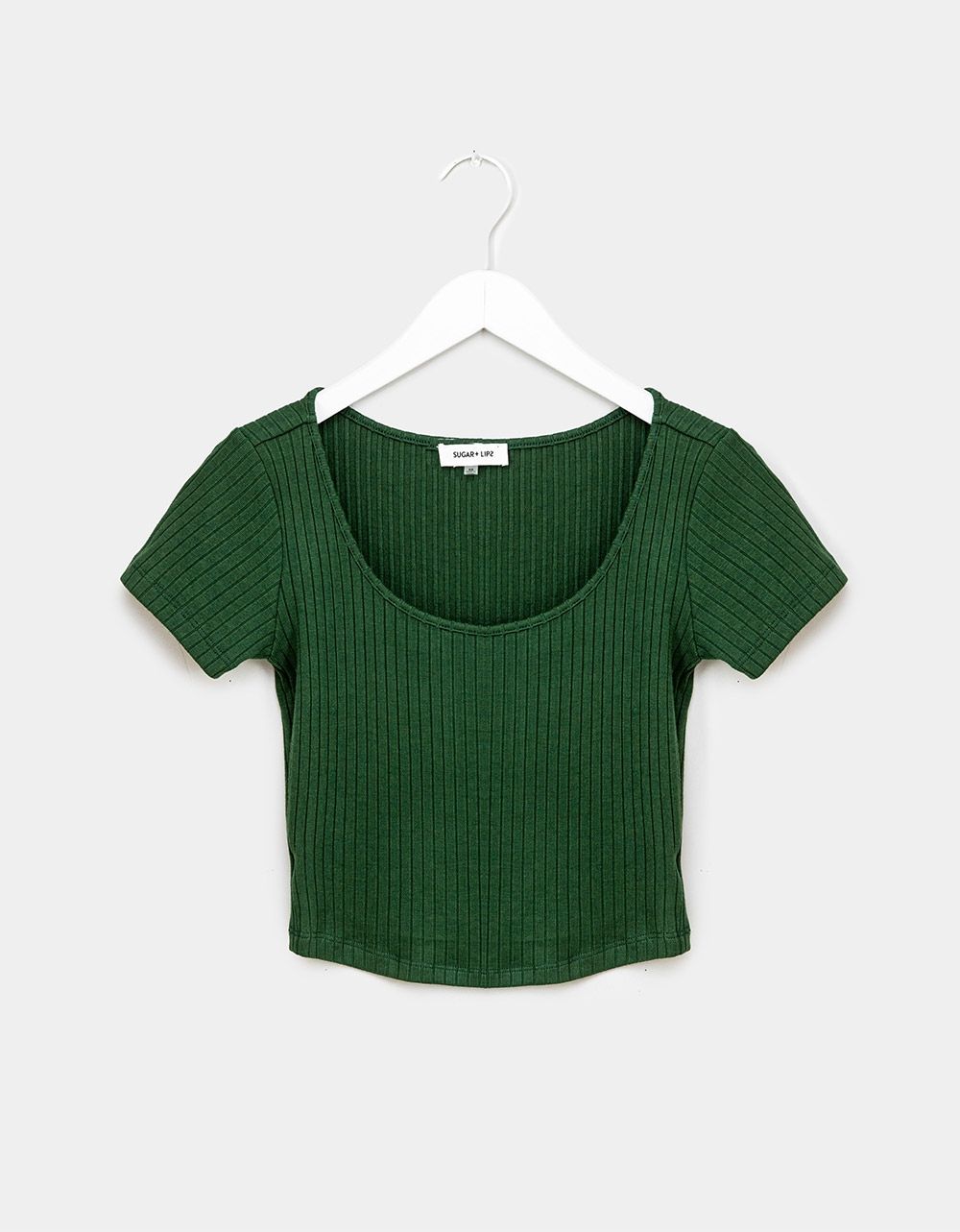 Provence Scoop Tee in Basil_0