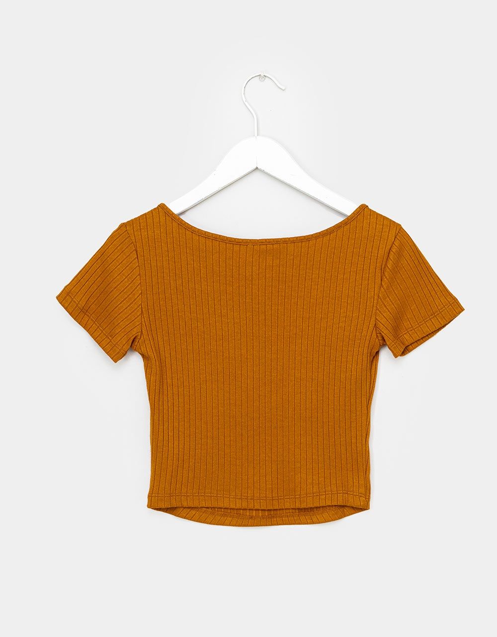 Provence Scoop Tee in Tawny_3