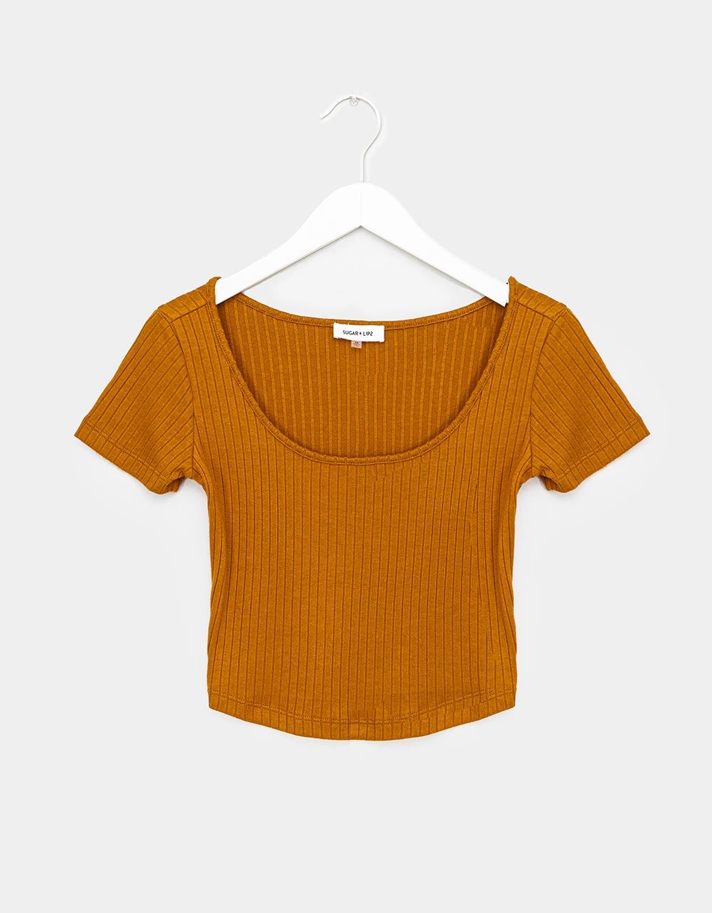 Provence Scoop Tee in Tawny_0