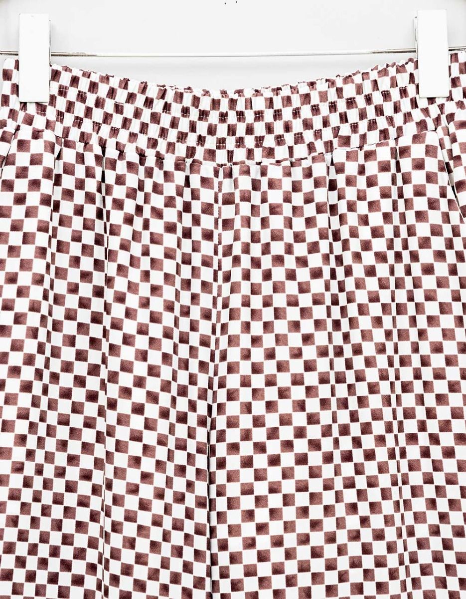 Pull-On Checker Pants_1