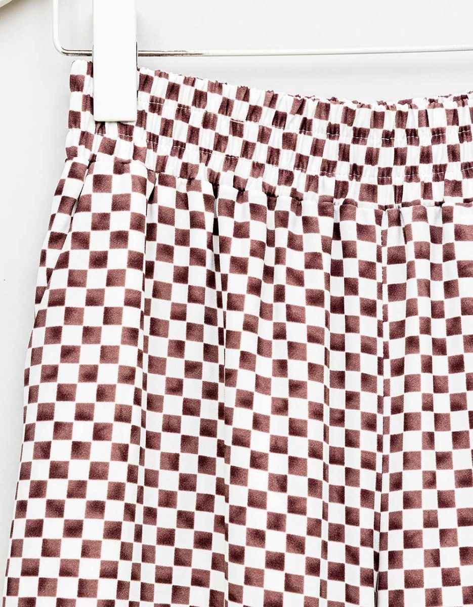 Pull-On Checker Pants_4