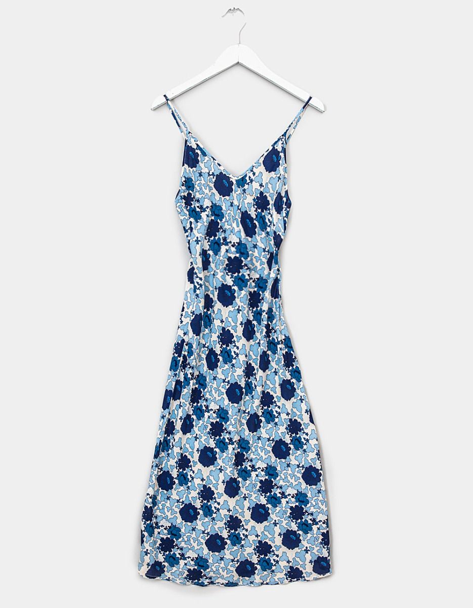 Rambling Slip Dress in Marine_0