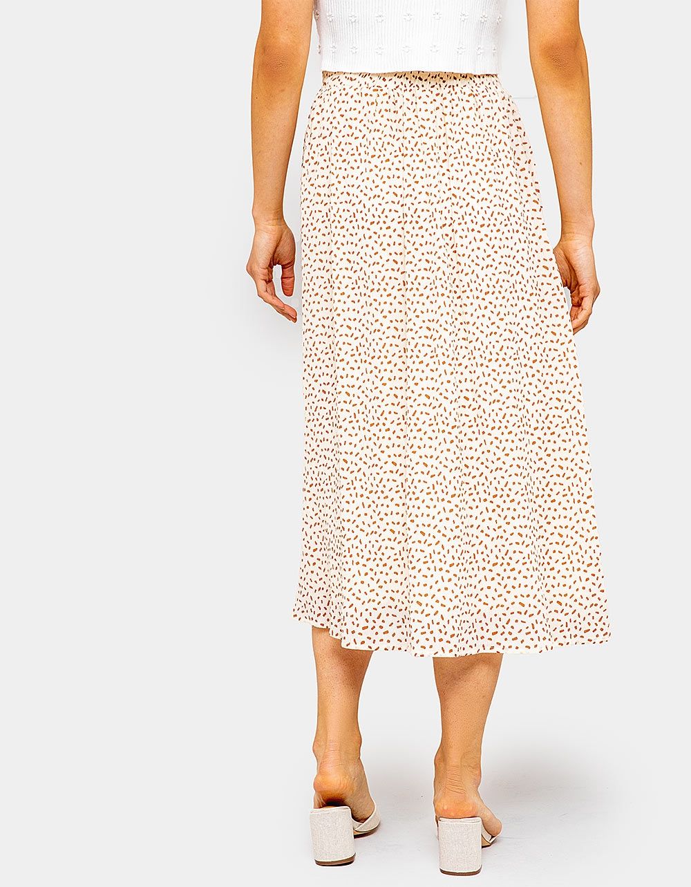 Rasa Pleated Midi Skirt_4