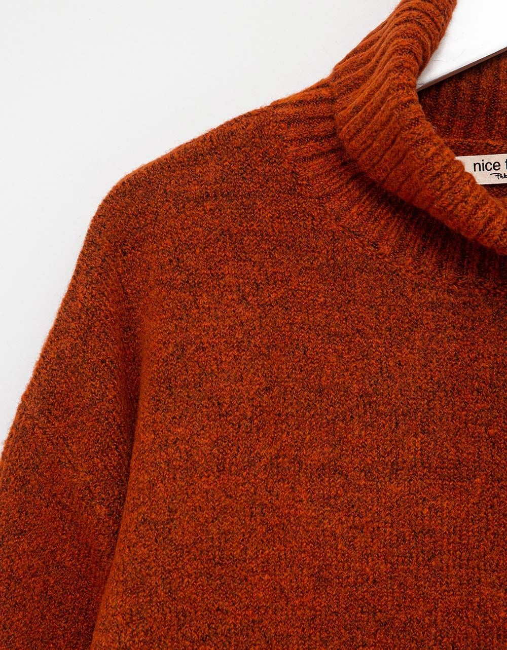 Recycled Jumper in Rust_2