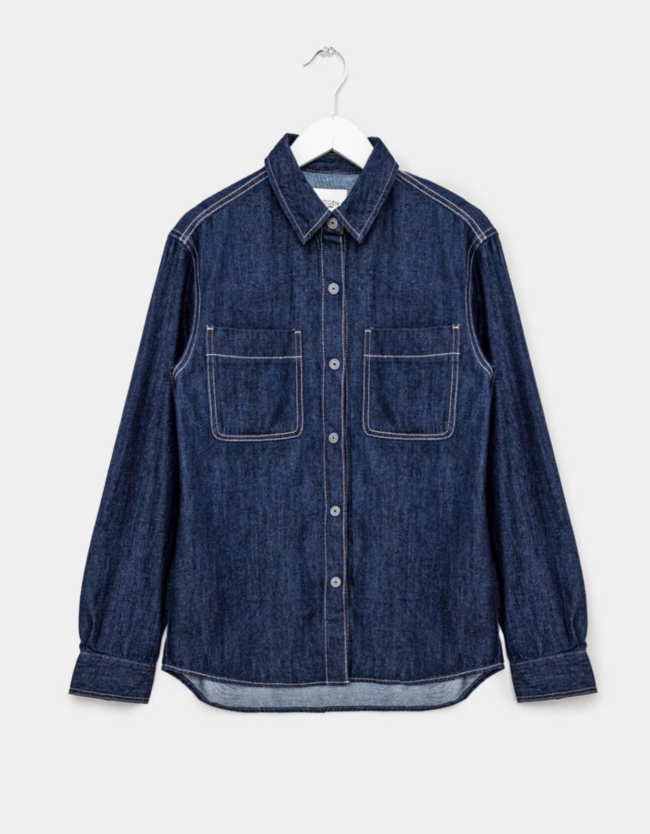Relaxed Fit Denim Shirt_0