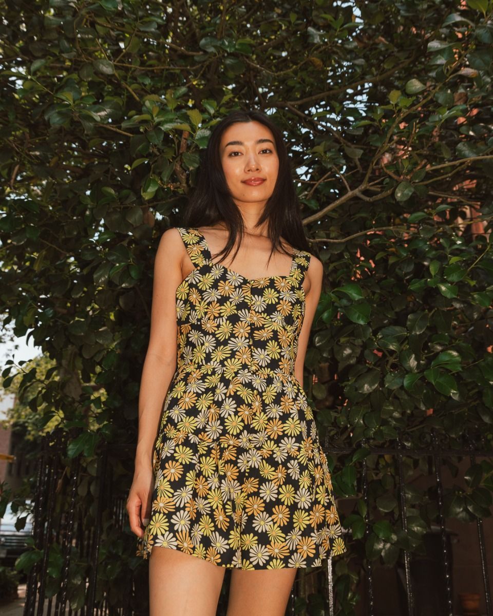 Retro Flower Romper_3