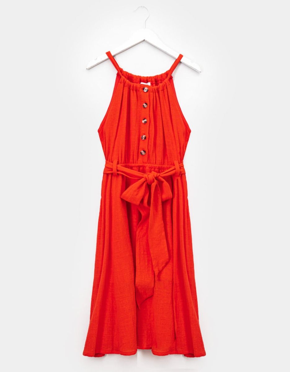 Rhea Tie Midi Dress_0