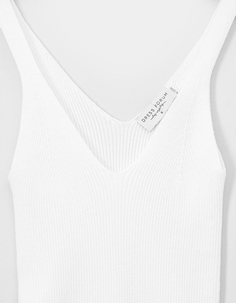 Rib Knit V-Tank_1