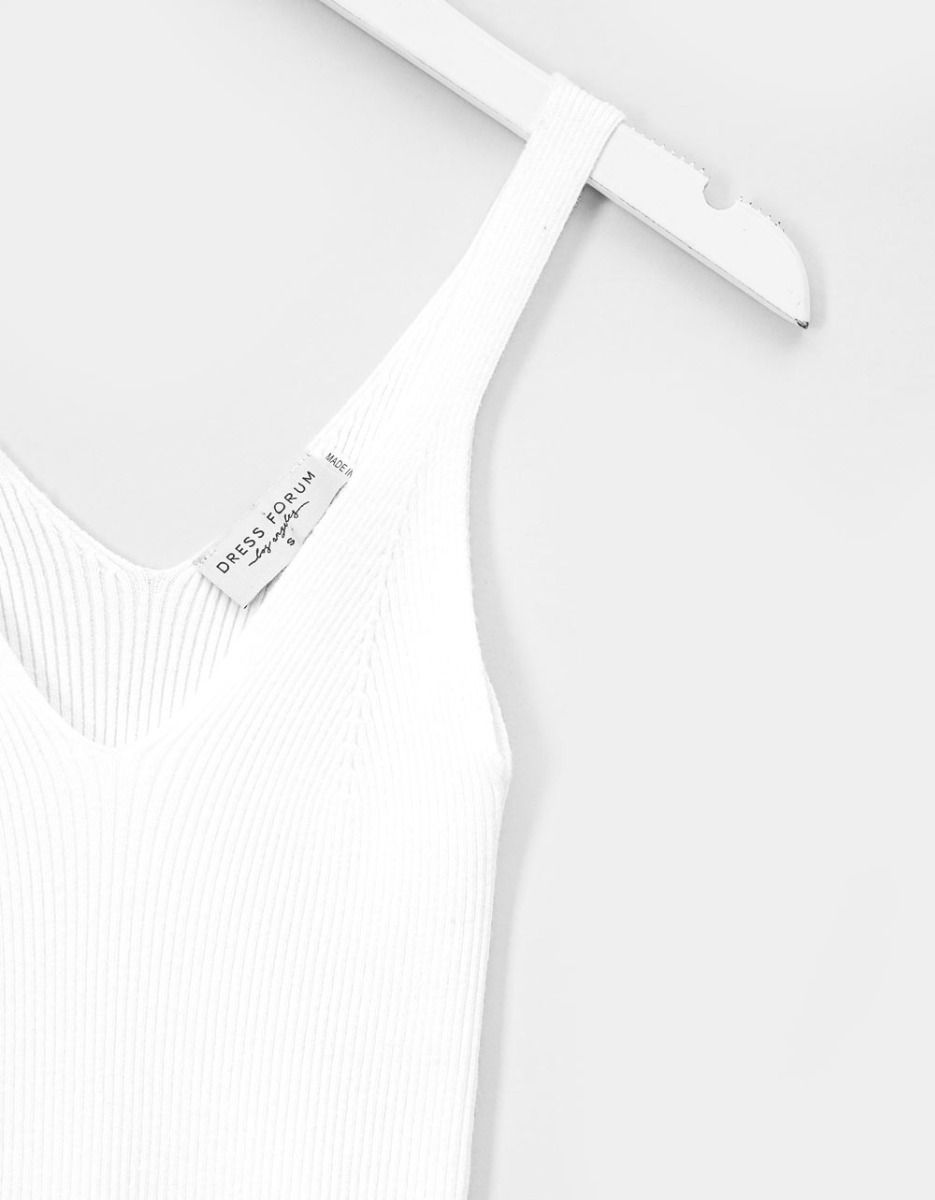 Rib Knit V-Tank_2
