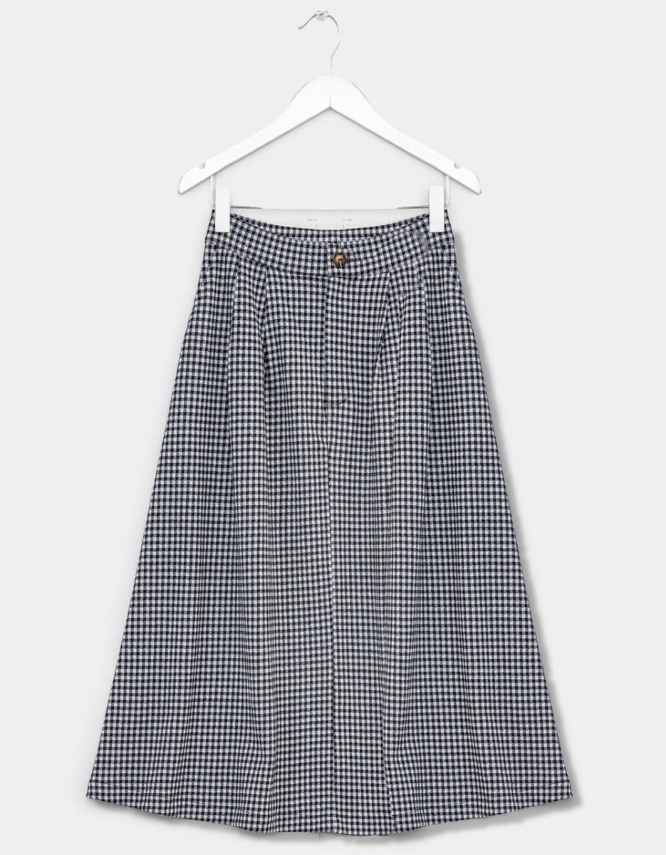 River Gingham Skirt_0