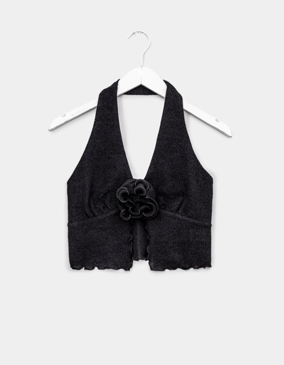 Rosette Halter Top_0