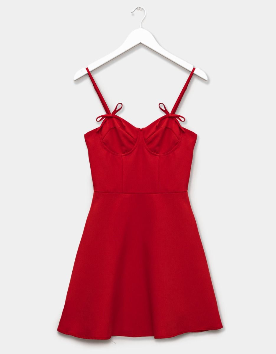 Rossa Bow Mini Dress_0
