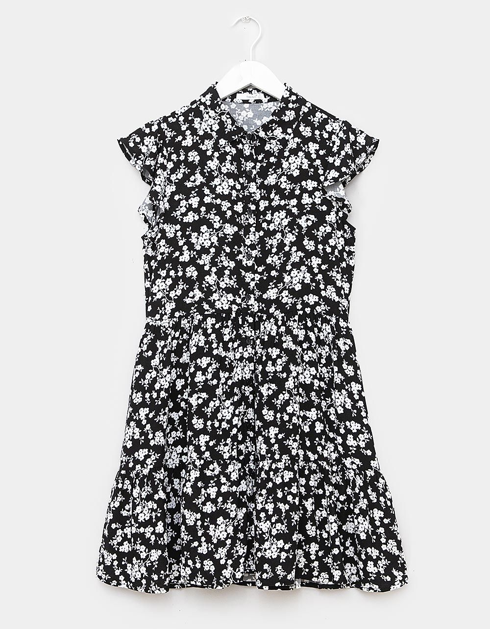 Ruffle Sleeve Mini_0