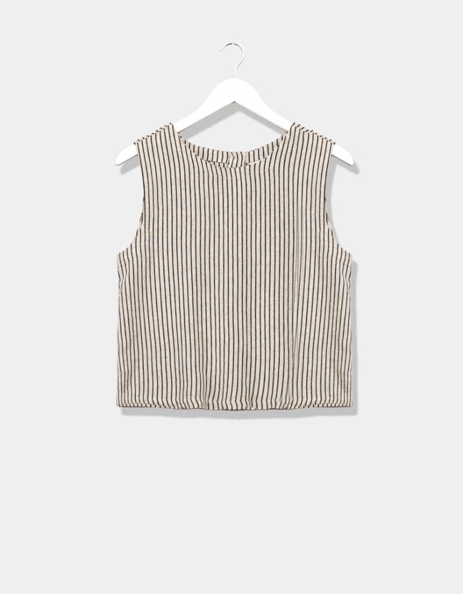 Stripe Oneck Top_0