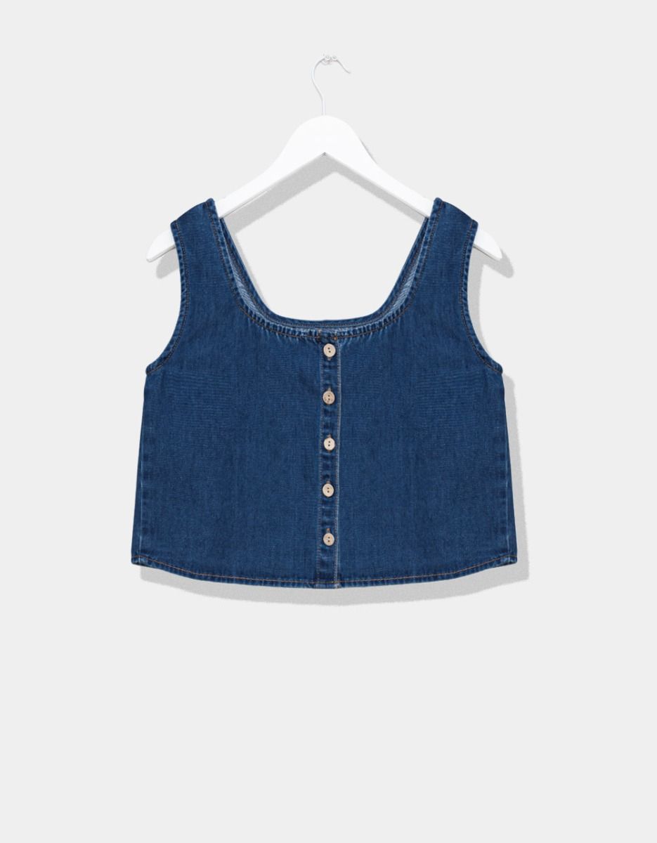 Sabine Denim Top_3