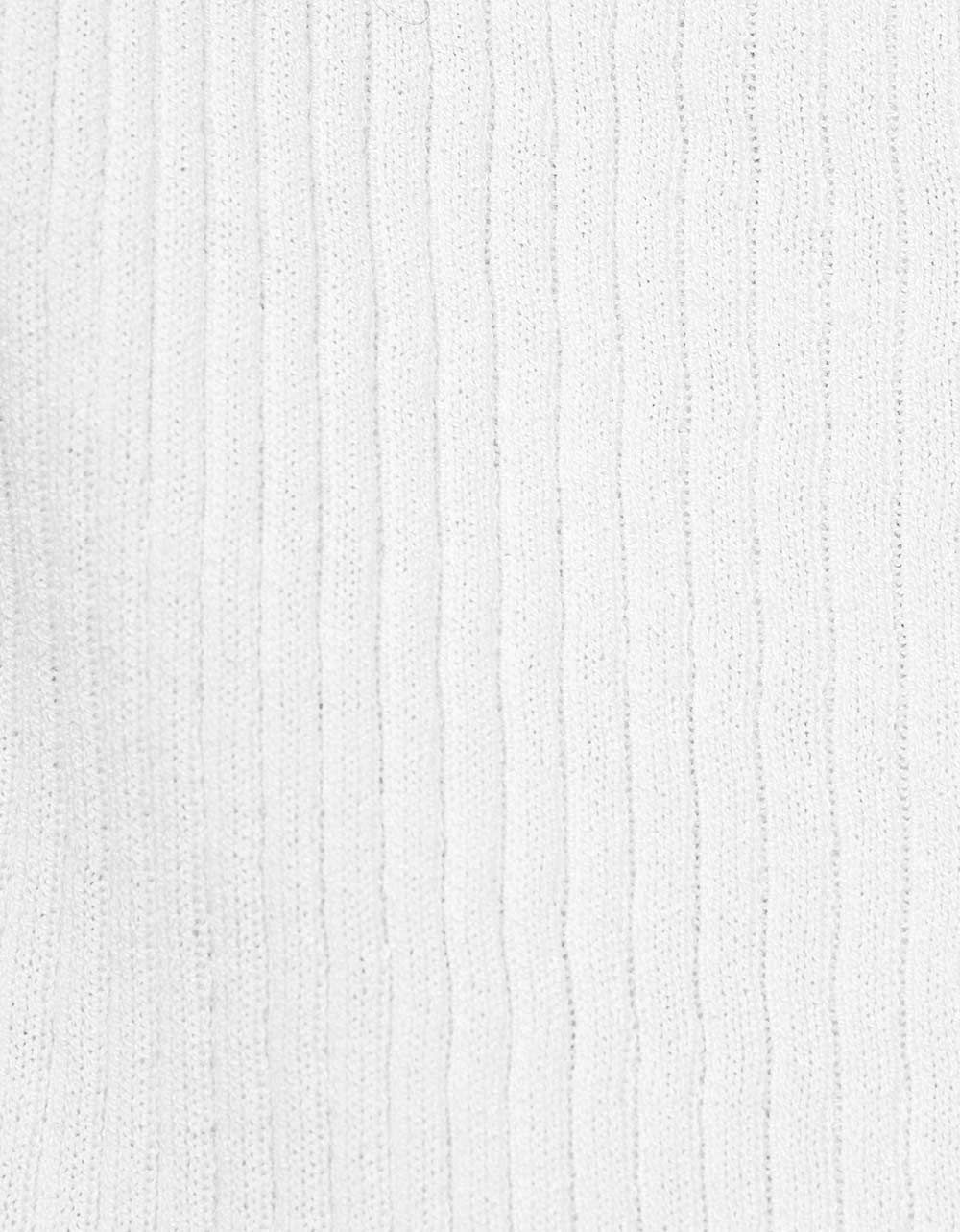 Salma Button Top in White_3